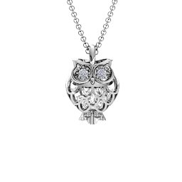 Wise Owl Caged Pendant