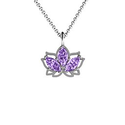 Sparkling Lotus Pendant