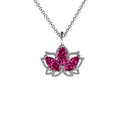 Sparkling Lotus Pendant