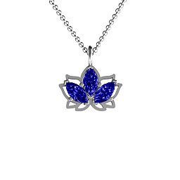 Sparkling Lotus Pendant