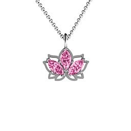Sparkling Lotus Pendant