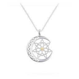 Sun and Moon Mandala Pendant
