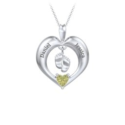 Precious Gift Baby Feet Charm Pendant