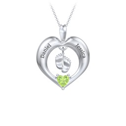 Precious Gift Baby Feet Charm Pendant