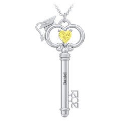 2021 Graduation Key Pendant