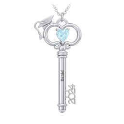 2024 Graduation Key Pendant
