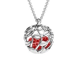 Luscious Leaf Cage Pendant