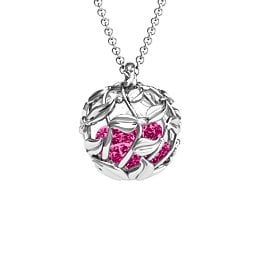 Luscious Leaf Cage Pendant