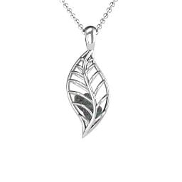 Mini Encourage-Mint Cage Leaf Pendant