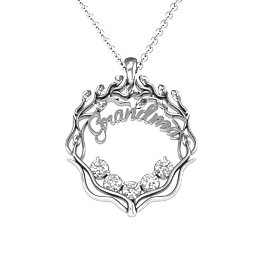 Grandma's Love Family Tree Pendant