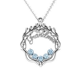 Grandma's Love Family Tree Pendant
