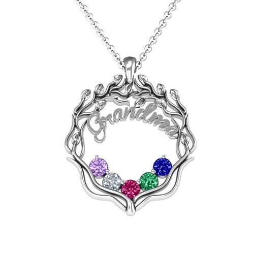 Grandma's Love Family Tree Pendant