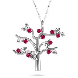 Family Forever 10-Stone Family Tree Necklace