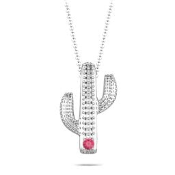 Cutesy Cactus Necklace