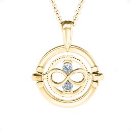 Classic Flip Pendant in 9K Solid Yellow Gold