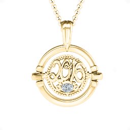 Classic Flip Pendant in 9K Solid Yellow Gold