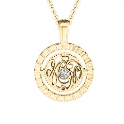 Ornate Flip Pendant in 9K Solid Yellow Gold