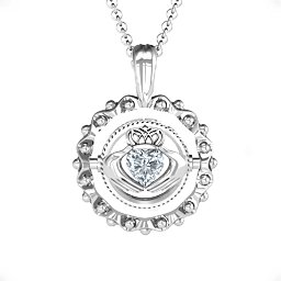 Fancy Flip Pendant in 925 Sterling Silver