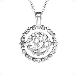 Fancy Flip Pendant in 925 Sterling Silver