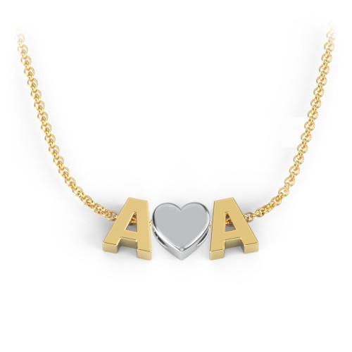 Love Letters Pendant – 9kt Yellow Gold