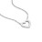 Sterling Silver Cutout Heart Pendant – Sterling Silver