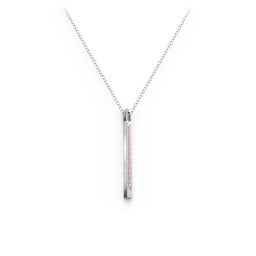 Triangle Bar Pendant with Accents