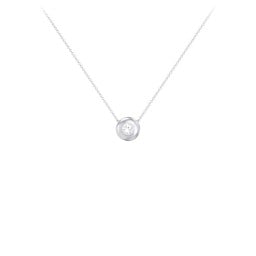 Solitaire 3mm Round Gemstone Pendant