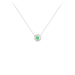 Solitaire 3mm Round Gemstone Pendant