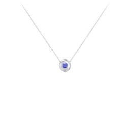 Solitaire 3mm Round Gemstone Pendant
