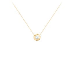 Solitaire 3mm Round Gemstone Pendant