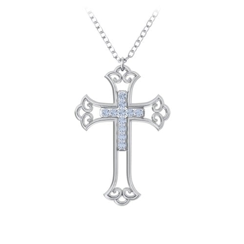 Ornate Cross with Accents