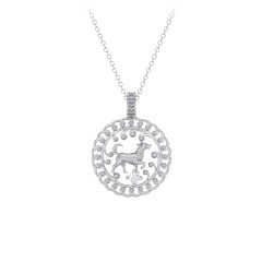 Year of the Dog Chinese Zodiac Medallion Necklace