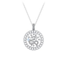 Year of the Dragon Chinese Zodiac Medallion Necklace