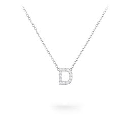 Pavé D Initial Necklace