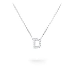 Pavé D Initial Necklace