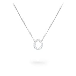 Pavé O Initial Necklace