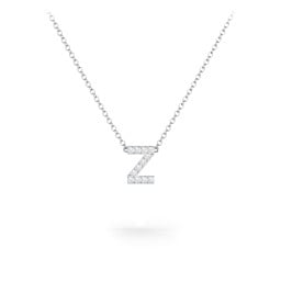 Pavé Z Initial Necklace