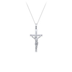 Women's Crucifix Necklace – 9kt Yellow Gold
