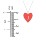 Engravable Initial Cold Enamel Heart Necklace