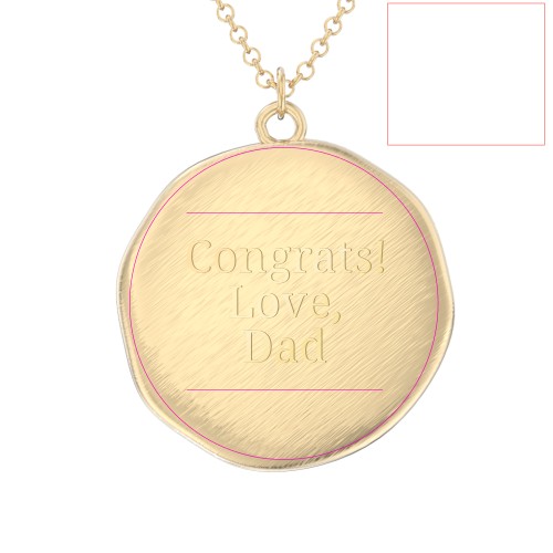 Initial Medallion Necklace - E – 9kt Yellow Gold