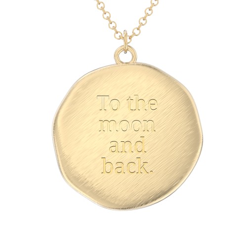 Initial Medallion Necklace - H – 9kt Yellow Gold