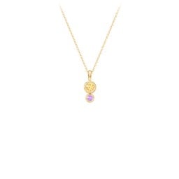 Generations 2-Stone Bezel Set Mother's Necklace