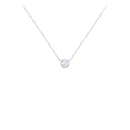 Bezel Set 3mm Gemstone Pendant