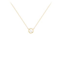 Bezel Set 4mm Gemstone Pendant