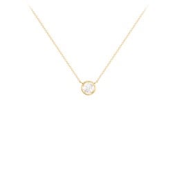 Bezel Set 4mm Gemstone Pendant