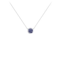 Bezel Set 5mm Gemstone Pendant