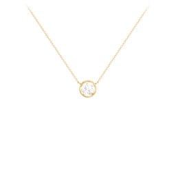 Bezel Set 5mm Gemstone Pendant