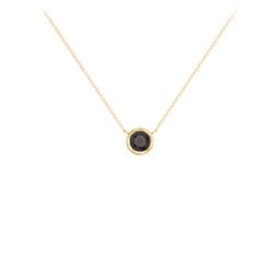 Bezel Set 5mm Gemstone Pendant