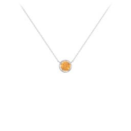 Bezel Set 5mm Gemstone Pendant