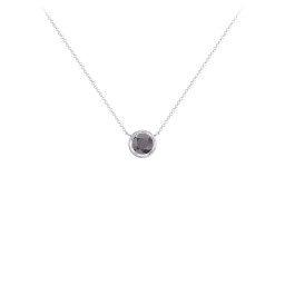 Bezel Set 5mm Gemstone Pendant
